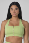 CROP TOP WITH FRONTAL ZIPPER
