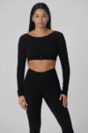 Beautiful Back Crossed Crop Top